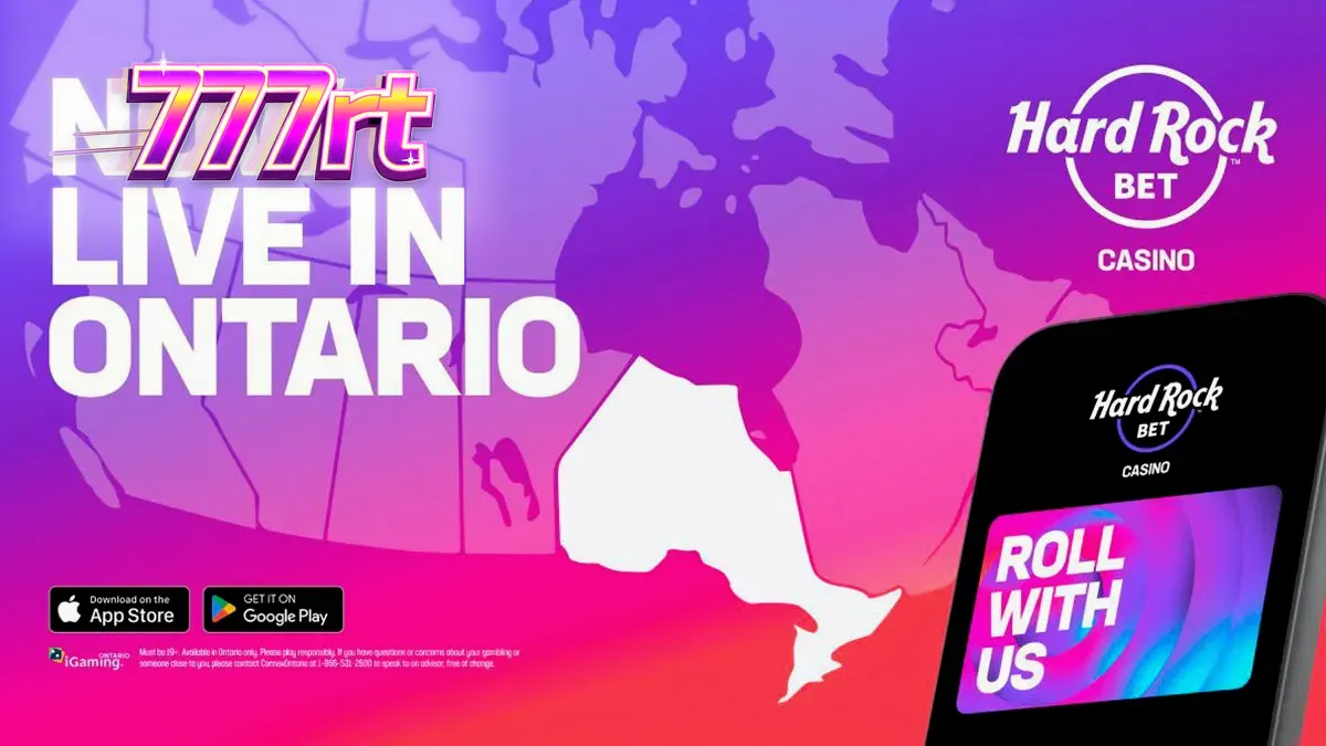 Tampilan antarmuka platform Hard Rock Bet di perangkat mobile